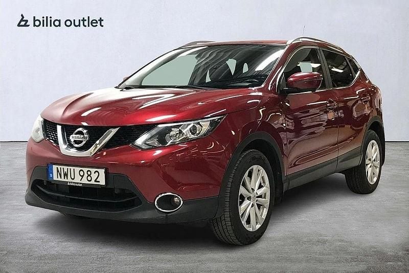 Röd Begagnad 2014 Nissan Qashqai 360º SUV | 94 900 kr (Marknadspris) - Bild 1/3