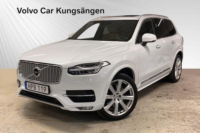 Vit Begagnad 2018 Volvo XC90 Inscription SUV | 399 900 kr (Bra pris) - Bild 1/3