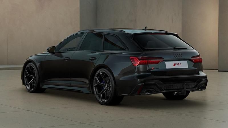 Ny Audi RS6 Performance 2025 Svart Kombi