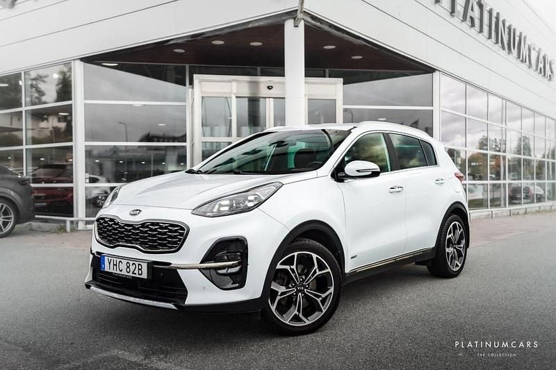 Vit Begagnad 2019 Kia Sportage GT-Line SUV | 244 000 kr (Marknadspris) - Bild 1/4