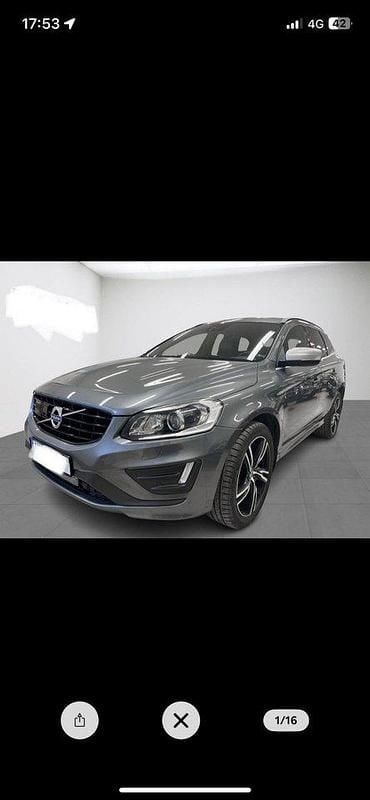 Grå Begagnad 2017 Volvo XC60 R-Design SUV | 200 000 kr (Marknadspris) - Bild 1/4