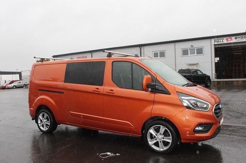 Orange Begagnad 2020 Ford Transit Custom Van | 280 000 kr - Bild 1/4