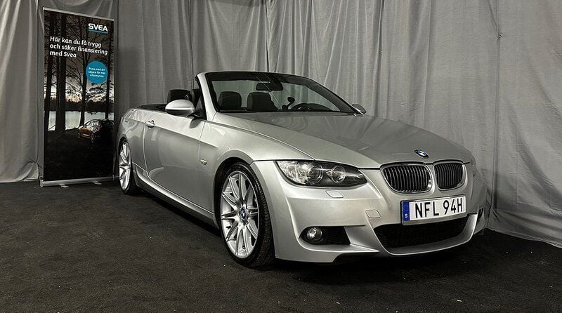 Begagnad BMW 325 Cabriolet M Sport 218 HK (160 kW) 2008 Silver Cab