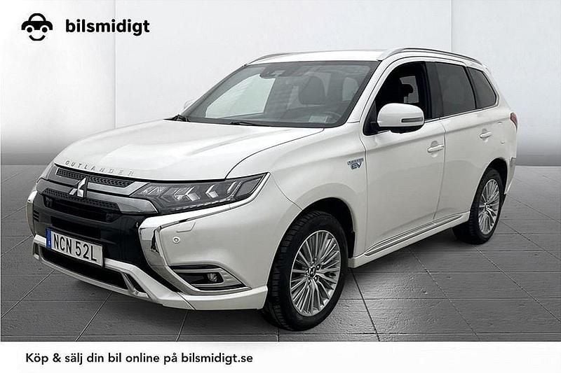 Vit Begagnad 2019 Mitsubishi Outlander P-HEV SUV | 218 800 kr (Marknadspris) - Bild 1/3