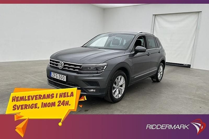 Silver Begagnad 2018 VW Tiguan GT SUV | 184 800 kr (Superpris) - Bild 1/3