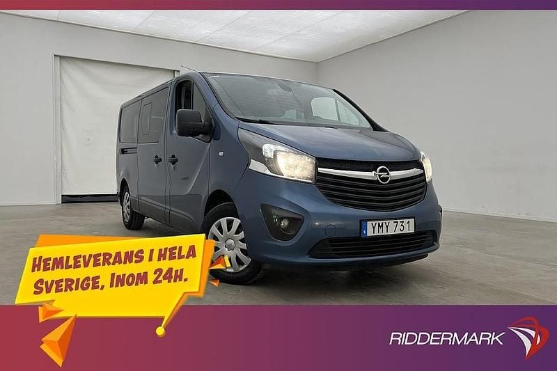 Blå Begagnad 2018 Opel Vivaro Minibuss | 204 800 kr - Bild 1/3
