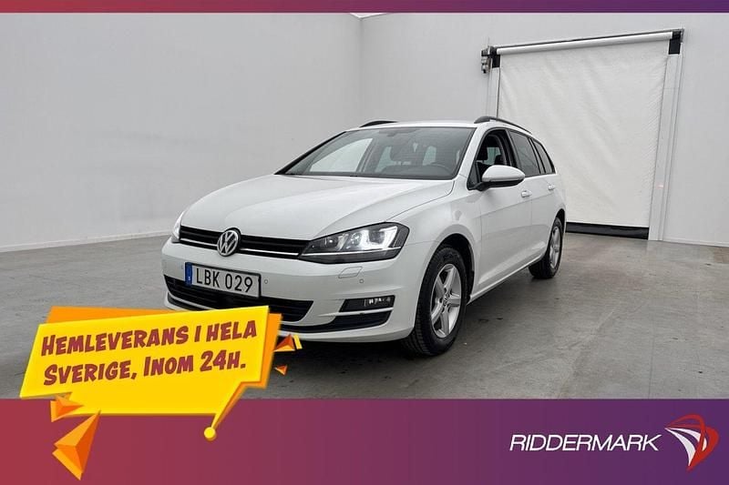 Vit Begagnad 2015 VW Golf VII Kombi | 144 800 kr (Lite dyr) - Bild 1/3