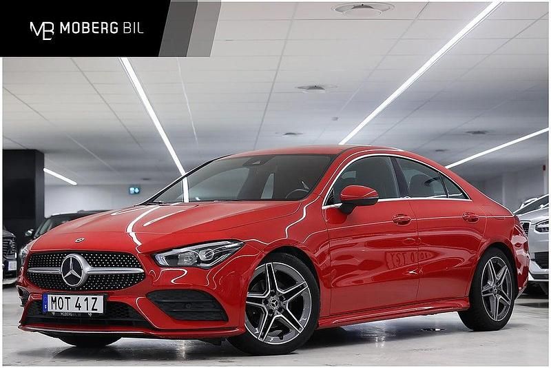 Röd Begagnad 2019 Mercedes CLA180 AMG Sedan | 259 900 kr (Bra pris) - Bild 1/3