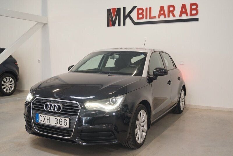 Svart Begagnad 2012 Audi A1 Sportback Halvkombi | 94 900 kr (Marknadspris) - Bild 1/4