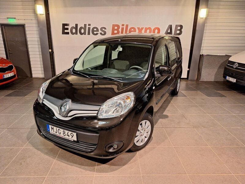 Svart metallic Begagnad 2018 Renault Kangoo Minibuss | 149 900 kr - Bild 1/4