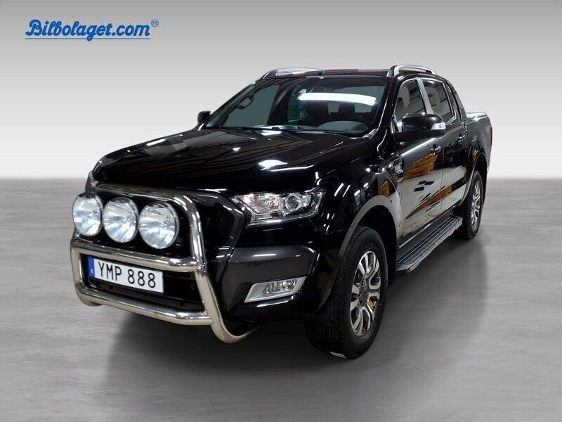 Svart Begagnad 2018 Ford Ranger Limited Pickup | 339 000 kr (Marknadspris) - Bild 1/4