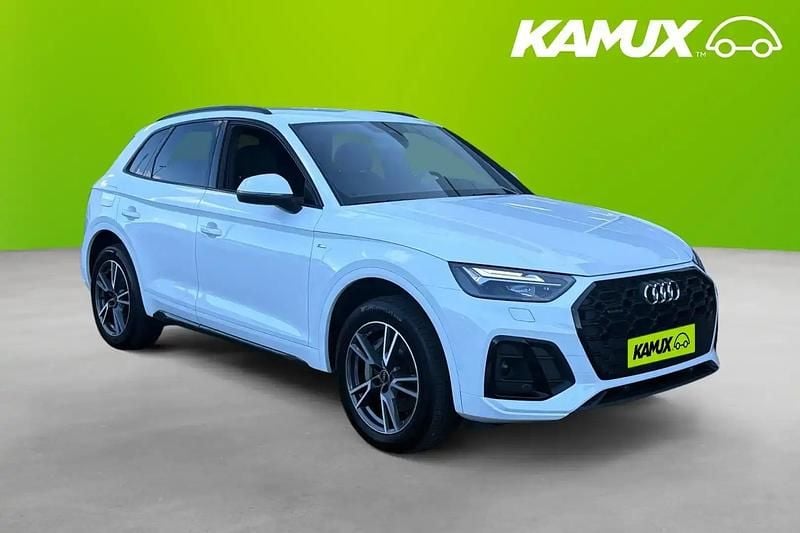 Vit Begagnad 2021 Audi Q5 S-Line SUV | 409 900 kr (Bra pris) - Bild 1/4
