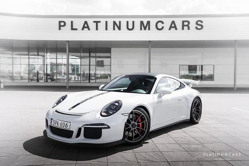 Vit Begagnad 2015 Porsche 911 GT3 Sportkupé | 1 349 000 kr (Superpris) - Bild 1/4