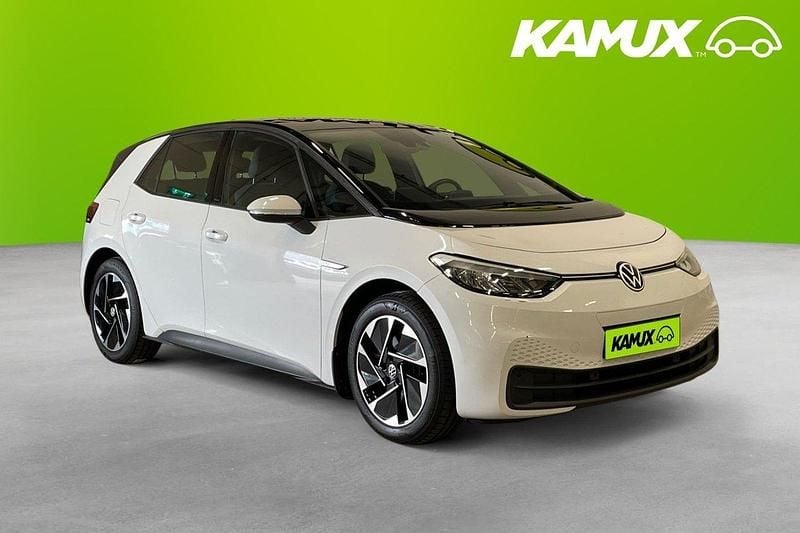 Vit Begagnad 2021 VW ID.3 Pro Performance Halvkombi | 248 900 kr (Superpris) - Bild 1/4