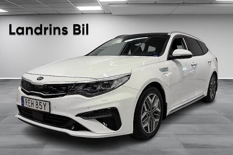 Begagnad Kia Optima Hybrid Sport 205 HK (150 kW) 2020 Vit Sedan