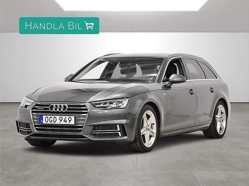 Grå Begagnad 2016 Audi A4 S-Line Kombi | 199 900 kr (Bra pris) - Bild 1/4