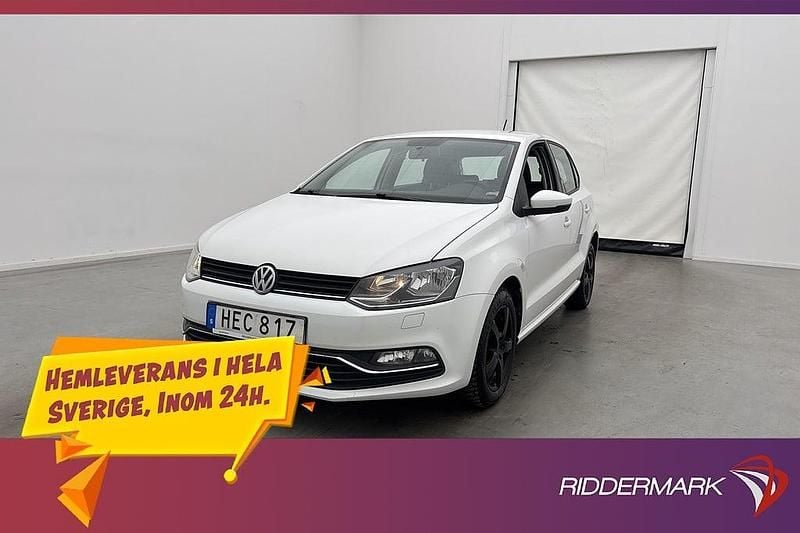 Vit Begagnad 2016 VW Polo Halvkombi | 119 800 kr (Marknadspris) - Bild 1/3