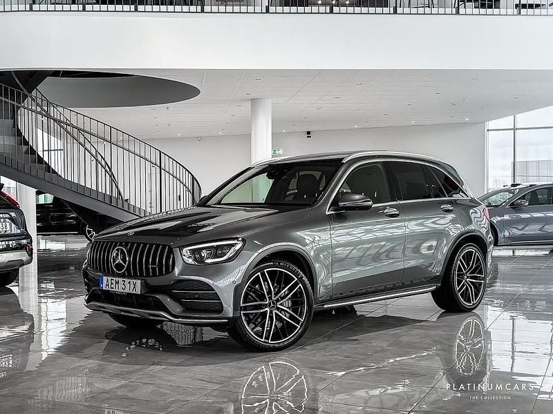 Selenite grå Begagnad 2019 Mercedes GLC43 AMG Premium Plus SUV | 559 000 kr (Superpris) - Bild 1/4