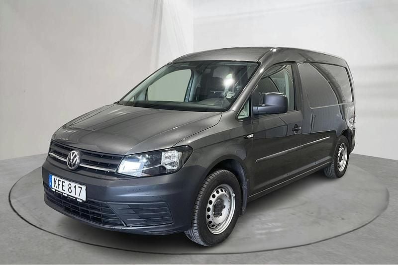 Ljusgrå Begagnad 2017 VW Caddy Maxi Minibuss | 144 000 kr (Superpris) - Bild 1/4