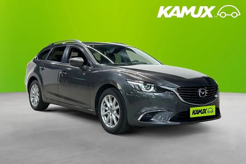 Silver/grå Begagnad 2017 Mazda 6 Kombi | 204 800 kr (Marknadspris) - Bild 1/4