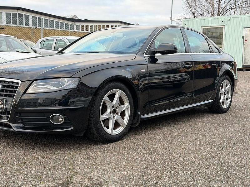 Svart Begagnad 2009 Audi A4 S-Line Sedan | 62 500 kr (Marknadspris) - Bild 1/4