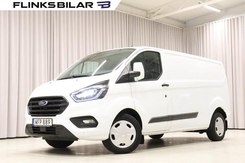 Vit Begagnad 2021 Ford Transit Custom Van | 298 750 kr (Dyr) - Bild 1/4