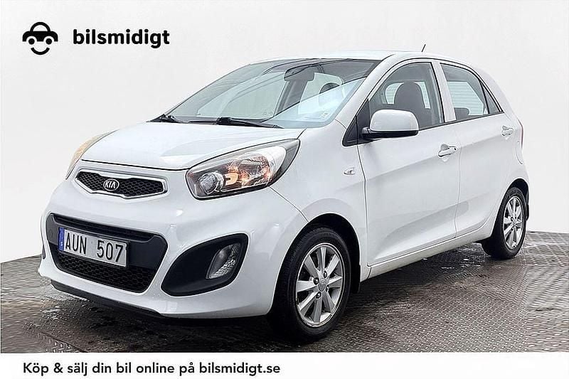 Vit Begagnad 2012 Kia Picanto Halvkombi | 49 800 kr (Marknadspris) - Bild 1/3