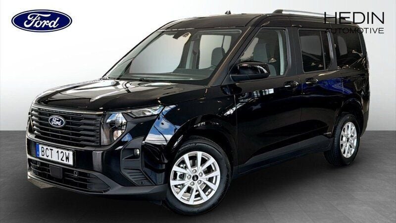 Svart (black) Ny 2024 Ford Tourneo Courier Titanium Minibuss | 212 441 kr (Superpris) - Bild 1/4