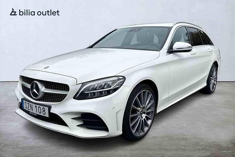 Vit Begagnad 2019 Mercedes C220 Kombi | 239 900 kr - Bild 1/1