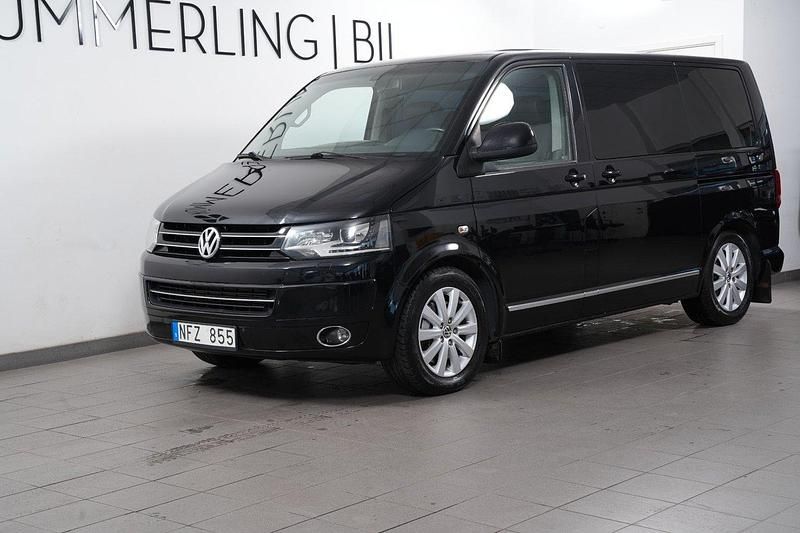 Svart Begagnad 2012 VW Multivan Highline Minibuss | 249 900 kr (Dyr) - Bild 1/4