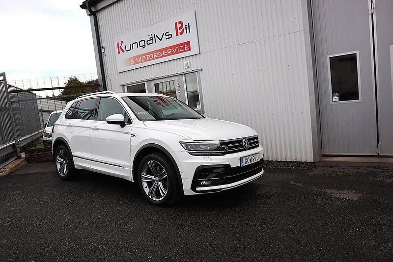 Vit Begagnad 2019 VW Tiguan GT SUV | 269 900 kr (Marknadspris) - Bild 1/4