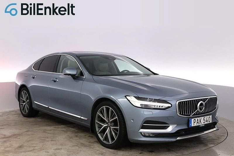 Ljusblå Begagnad 2016 Volvo S90 Inscription Sedan | 274 900 kr (Marknadspris) - Bild 1/4