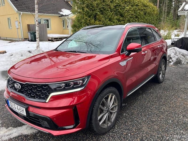 Begagnad Kia Sorento 265 HK (194 kW) 2021 Röd metallic SUV