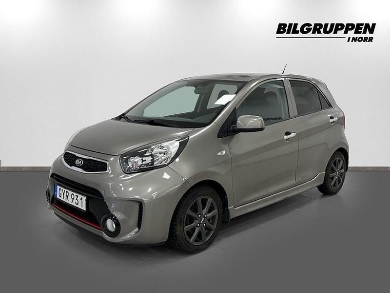 Begagnad Kia Picanto 67 HK (49 kW) 2015 Grå Halvkombi