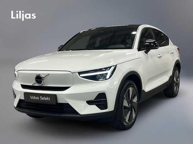 Vit Begagnad 2024 Volvo EC40 Core SUV | 379 000 kr (Marknadspris) - Bild 1/4