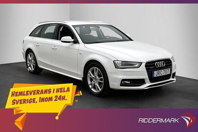 Vit Begagnad 2015 Audi A4 S-Line Kombi | 169 800 kr (Marknadspris) - Bild 1/3