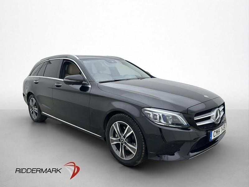 Begagnad Mercedes C200 Avantgarde 160 HK (117 kW) 2019 Svart Kombi