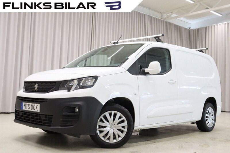 Vit Begagnad 2020 Peugeot Partner Minibuss | 169 900 kr (Marknadspris) - Bild 1/4