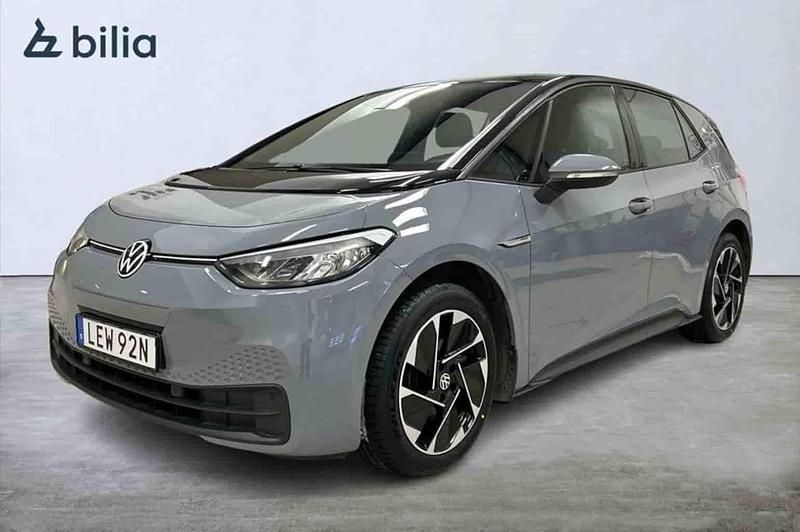 Grå Begagnad 2021 VW ID.3 Pro Performance Halvkombi | 229 800 kr - Bild 1/1