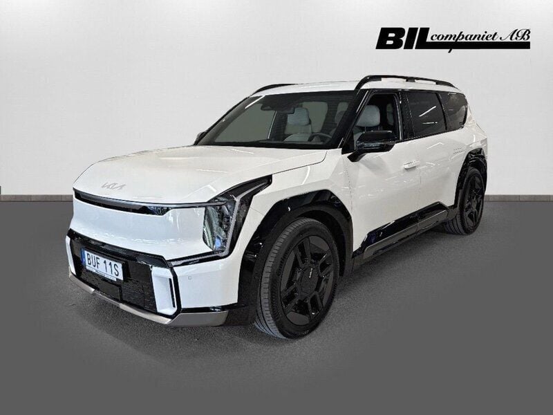 Vit Begagnad 2024 Kia EV9 GT-Line SUV | 799 000 kr (Marknadspris) - Bild 1/4