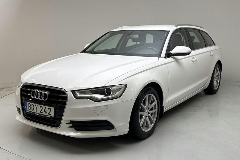Vit Begagnad 2014 Audi A6 Kombi | 106 000 kr (Bra pris) - Bild 1/4