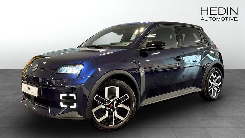 Ny Renault 5 E-Tech Techno 2026 Blå Halvkombi