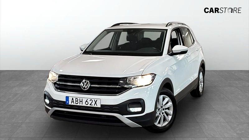 Vit Begagnad 2019 VW T-Cross SUV | 129 900 kr (Bra pris) - Bild 1/4