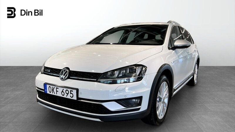 Vit Begagnad 2016 VW Golf Alltrack Kombi | 194 900 kr (Marknadspris) - Bild 1/4