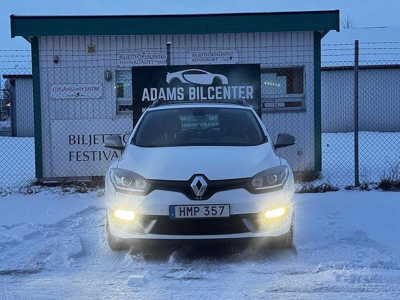 Begagnad Renault Mégane GrandTour GT 220 HK (161 kW) 2014 Vit Kombi