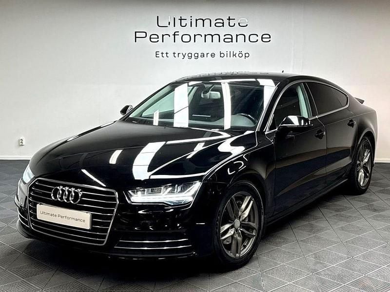 Svart Begagnad 2018 Audi A7 Sportback Halvkombi | 229 000 kr - Bild 1/4