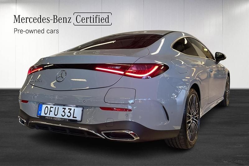 Begagnad Mercedes CLE300 AMG Line Premium Plus 204 HK (150 kW) 2025 Grå (grey) Sportkupé