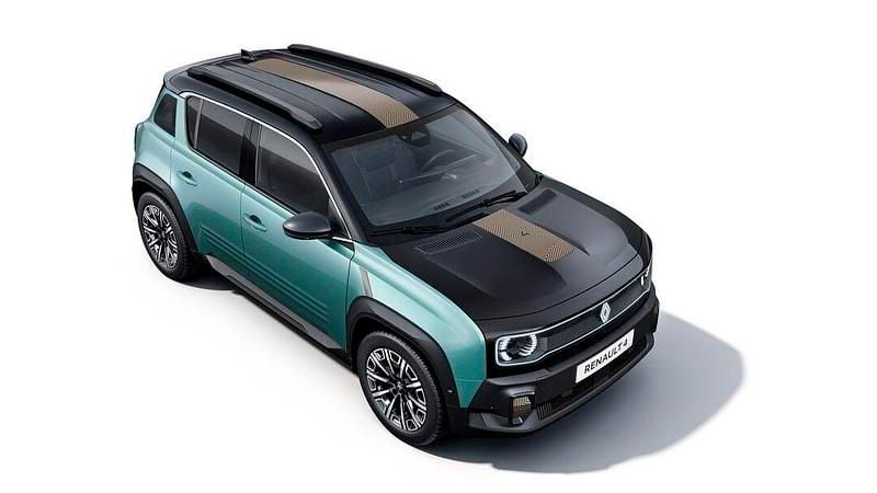 Grå Ny 2026 Renault 4 E-Tech SUV | 387 900 kr (Superpris) - Bild 1/1