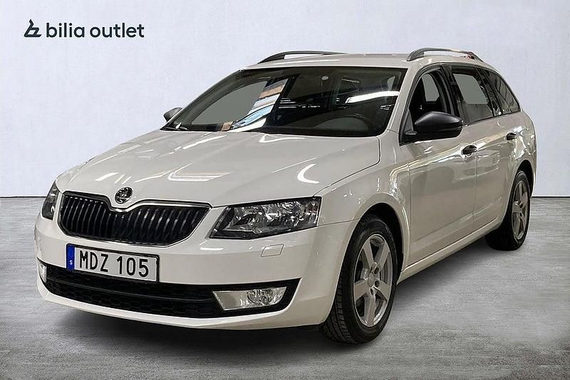 Begagnad Skoda Octavia 110 HK (80 kW) 2015 Vit Kombi