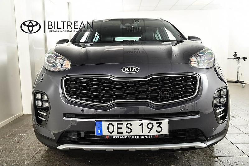 Begagnad Kia Sportage GT-Line 185 HK (136 kW) 2016 Grå SUV